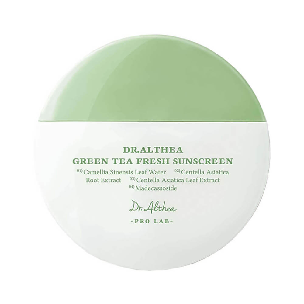 Успокаивающий солнцезащитный крем Dr. Althea Green Tea Fresh Sunscreen SPF50+ PA++++, 45 мл